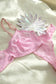 pink lingerie set, sheer lingerie