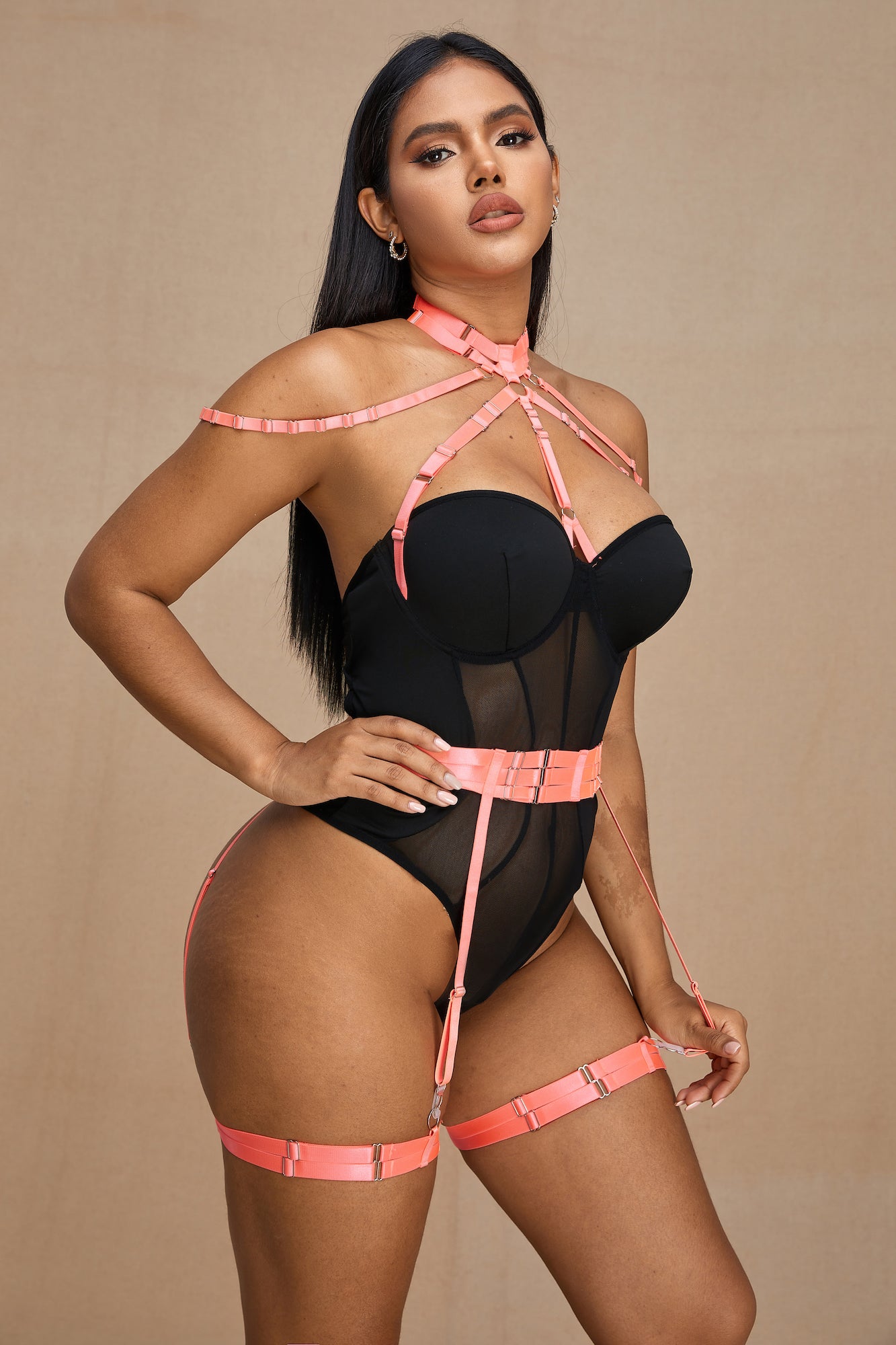 bondage lingerie bodysuit