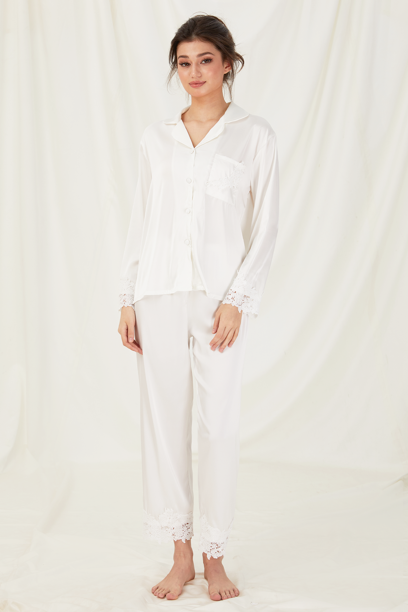 bridal satin pajama