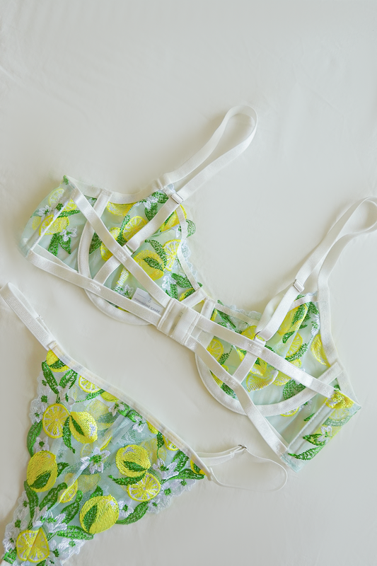 Lemon Lingerie Set