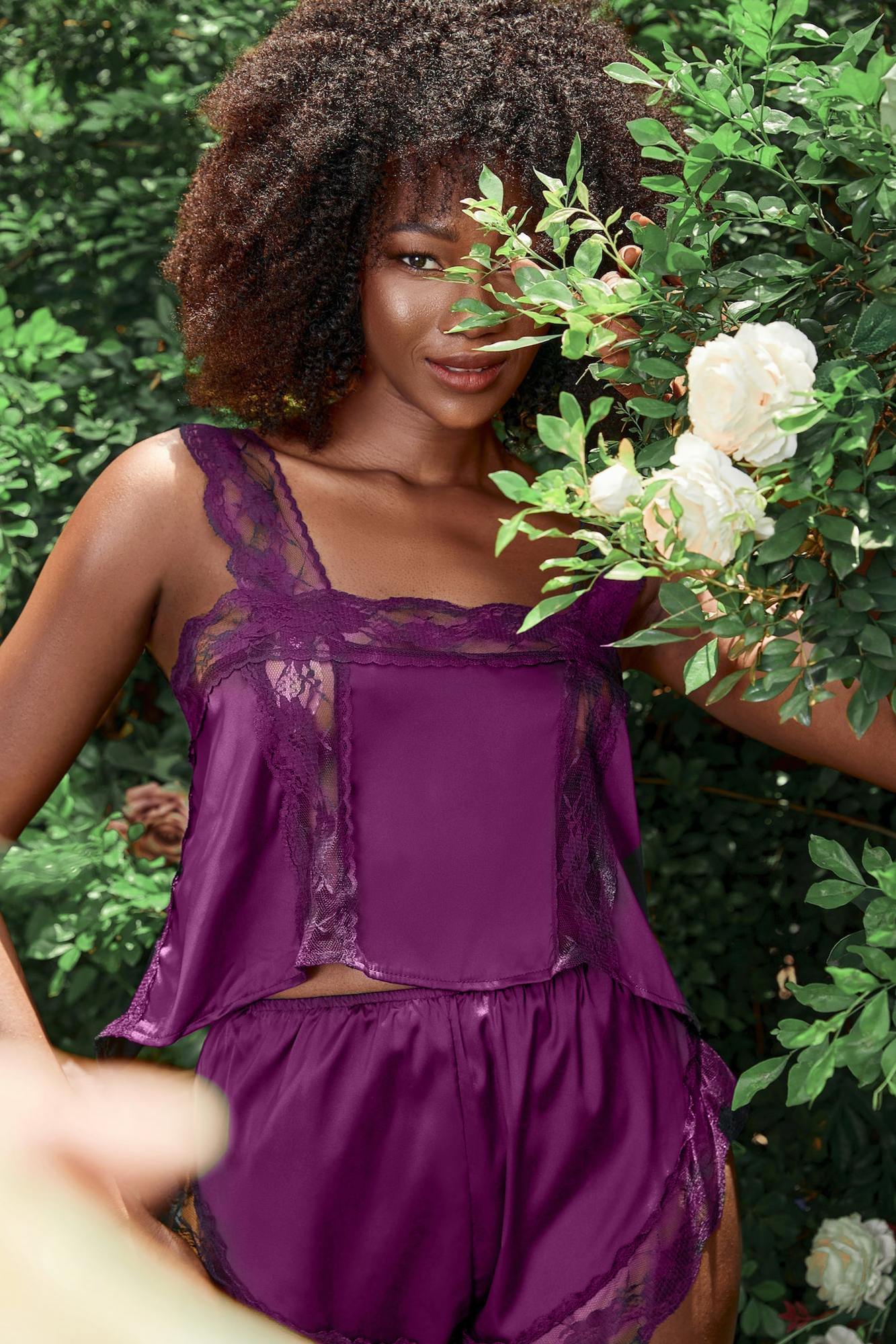 Purple Lace Cami Set Purple Lace Cami Set