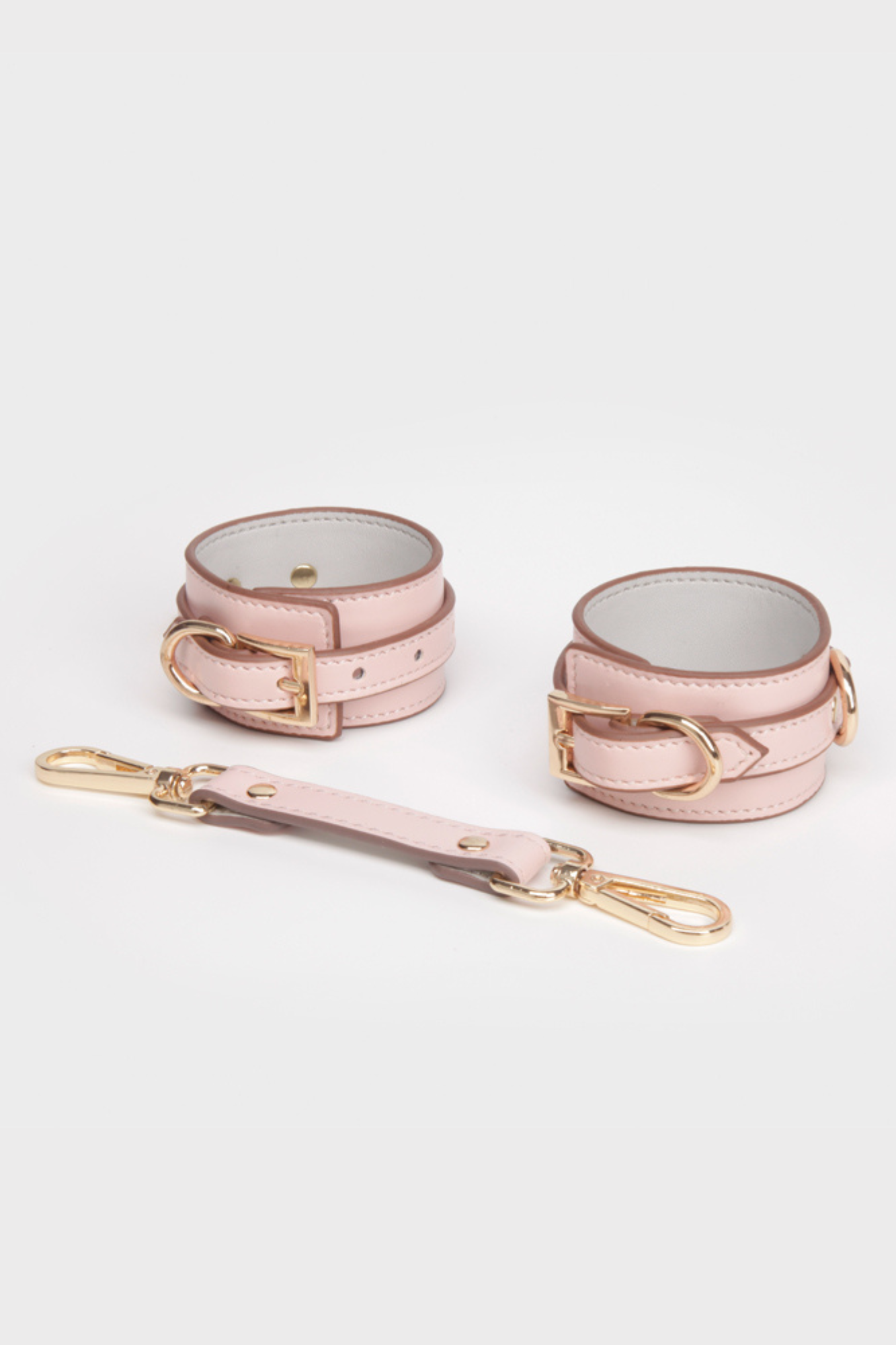 Vegan Leather Bondage Cuffs