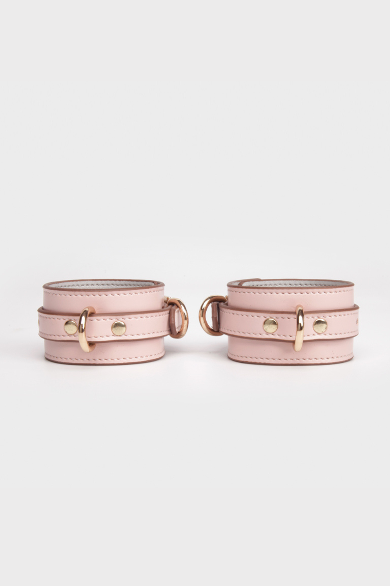 Vegan Leather Bondage Cuffs