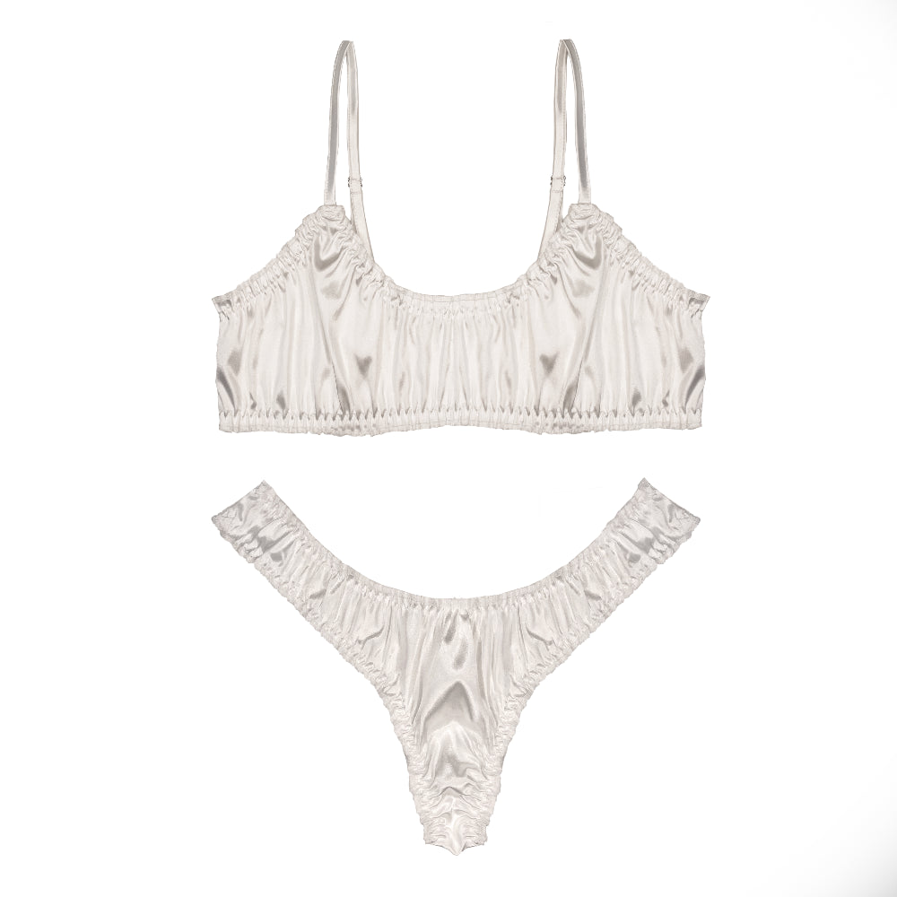 Silk Ruffled Underwear-Moxy Intimates