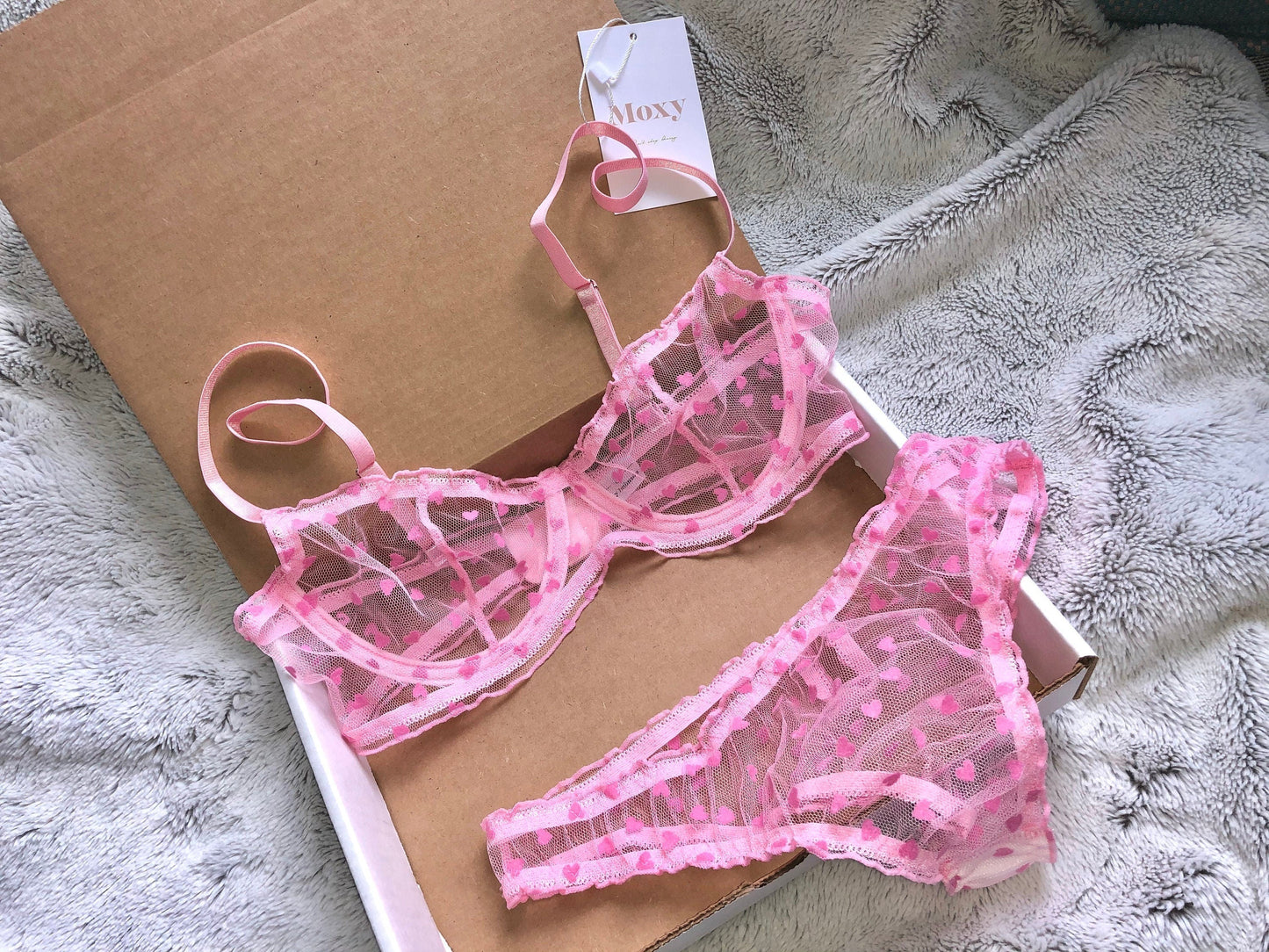 Sweetheart Pink Lingerie Set-Moxy Intimates