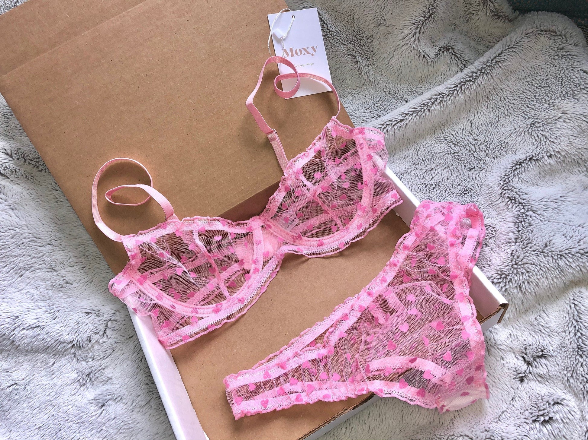 Sweetheart Pink Lingerie Set-Moxy Intimates