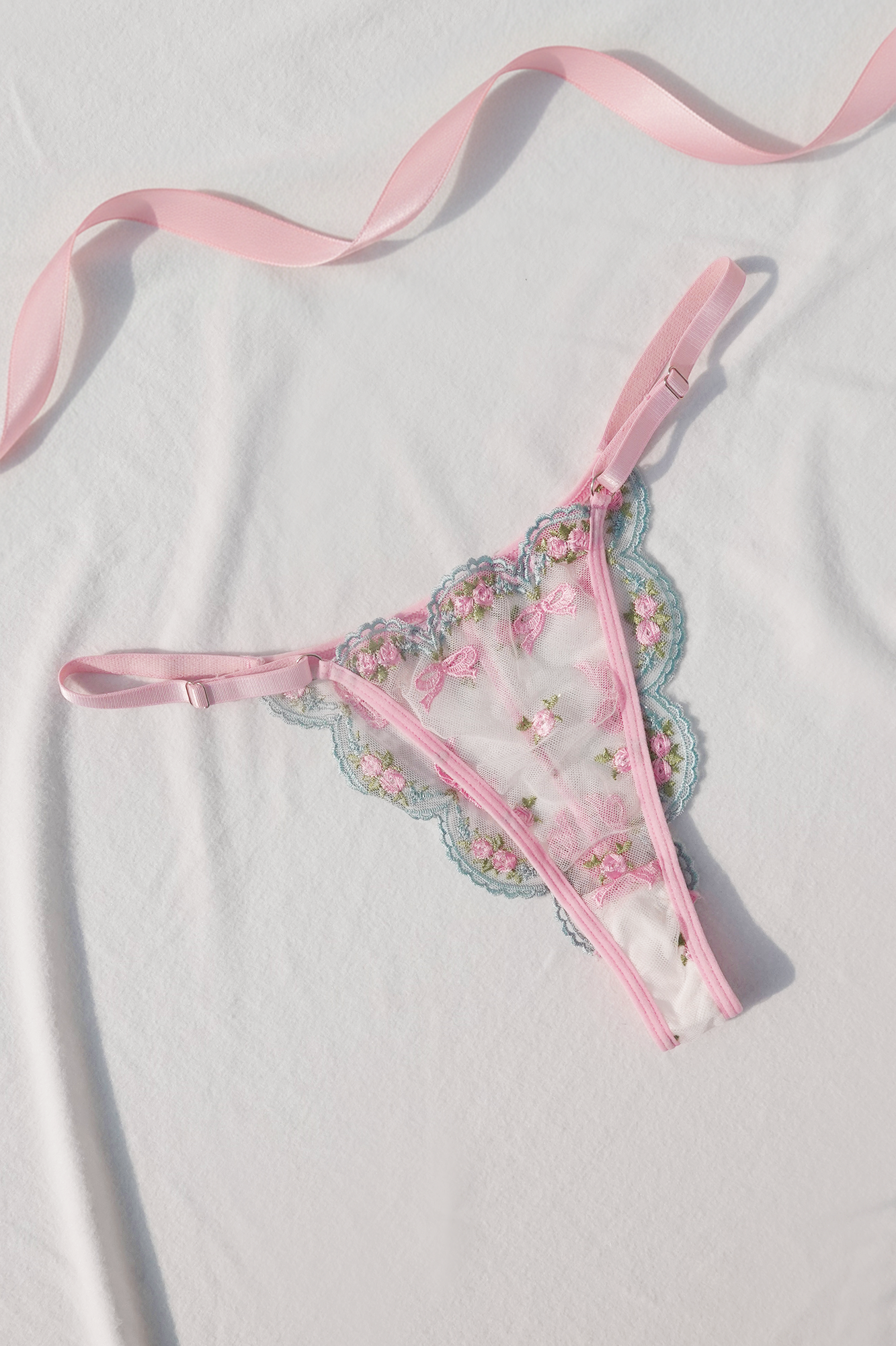 Pastel Pink Lingerie Set