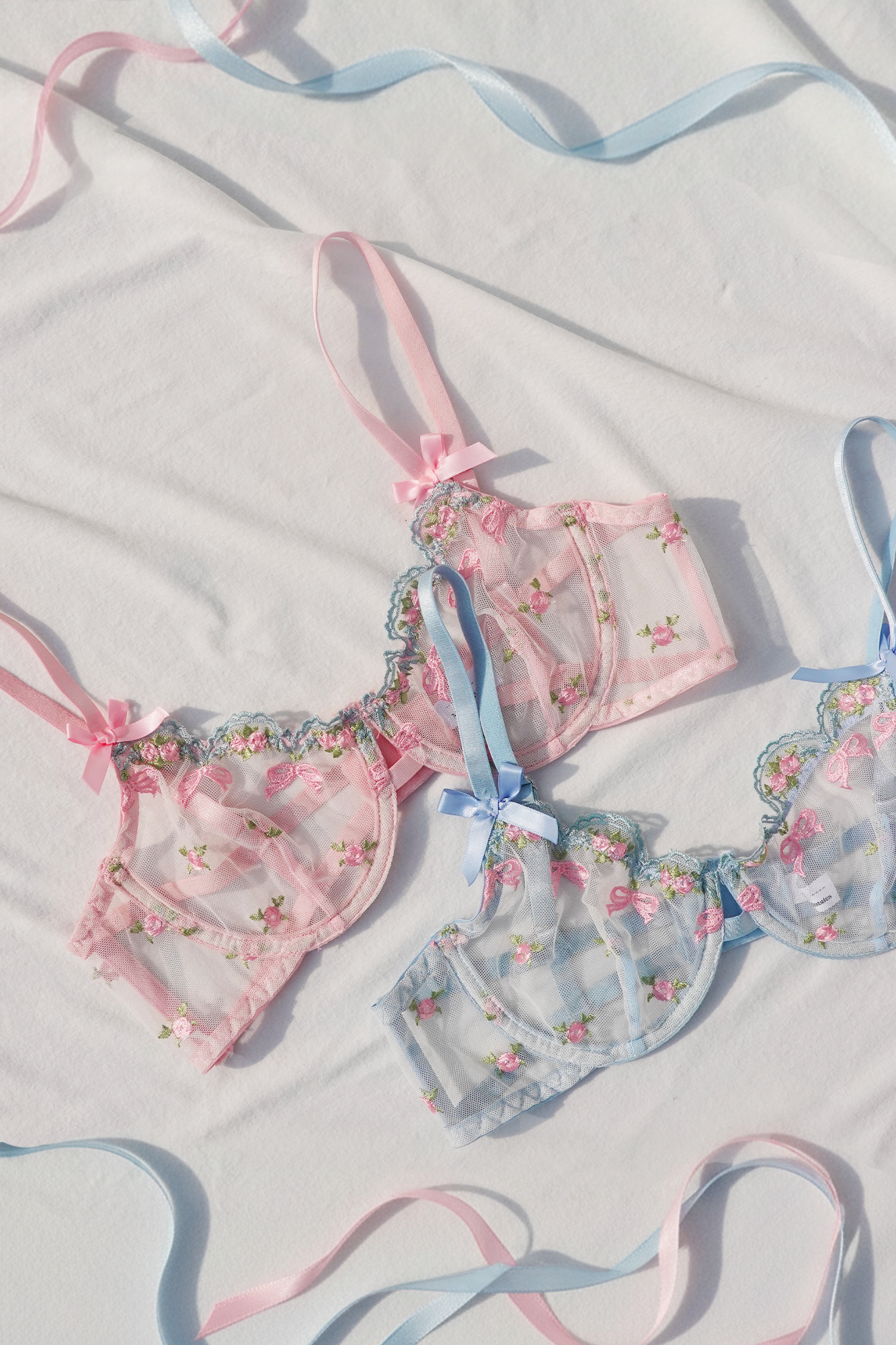 Pastel Pink Lingerie Set