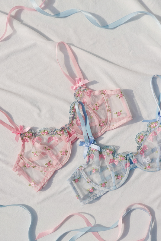 Pastel Pink Lingerie Set