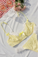 Yellow Gingham Lingerie Set
