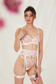 Heart Embroidered Lingerie Set