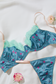 Romantic Blue Floral Bra and Panty Set