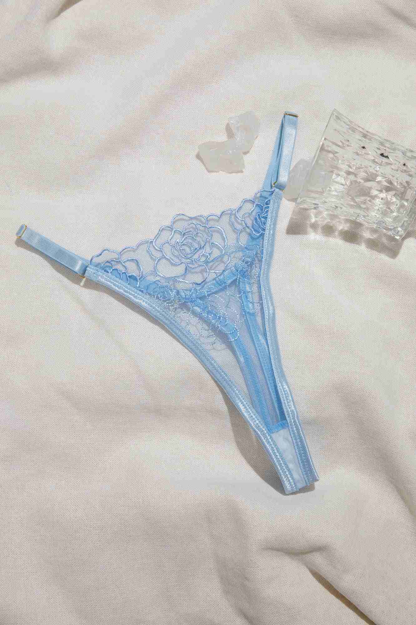 Sheer Lingerie in Blue