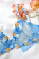 Sky Blue Floral Embroidered Lingerie Set