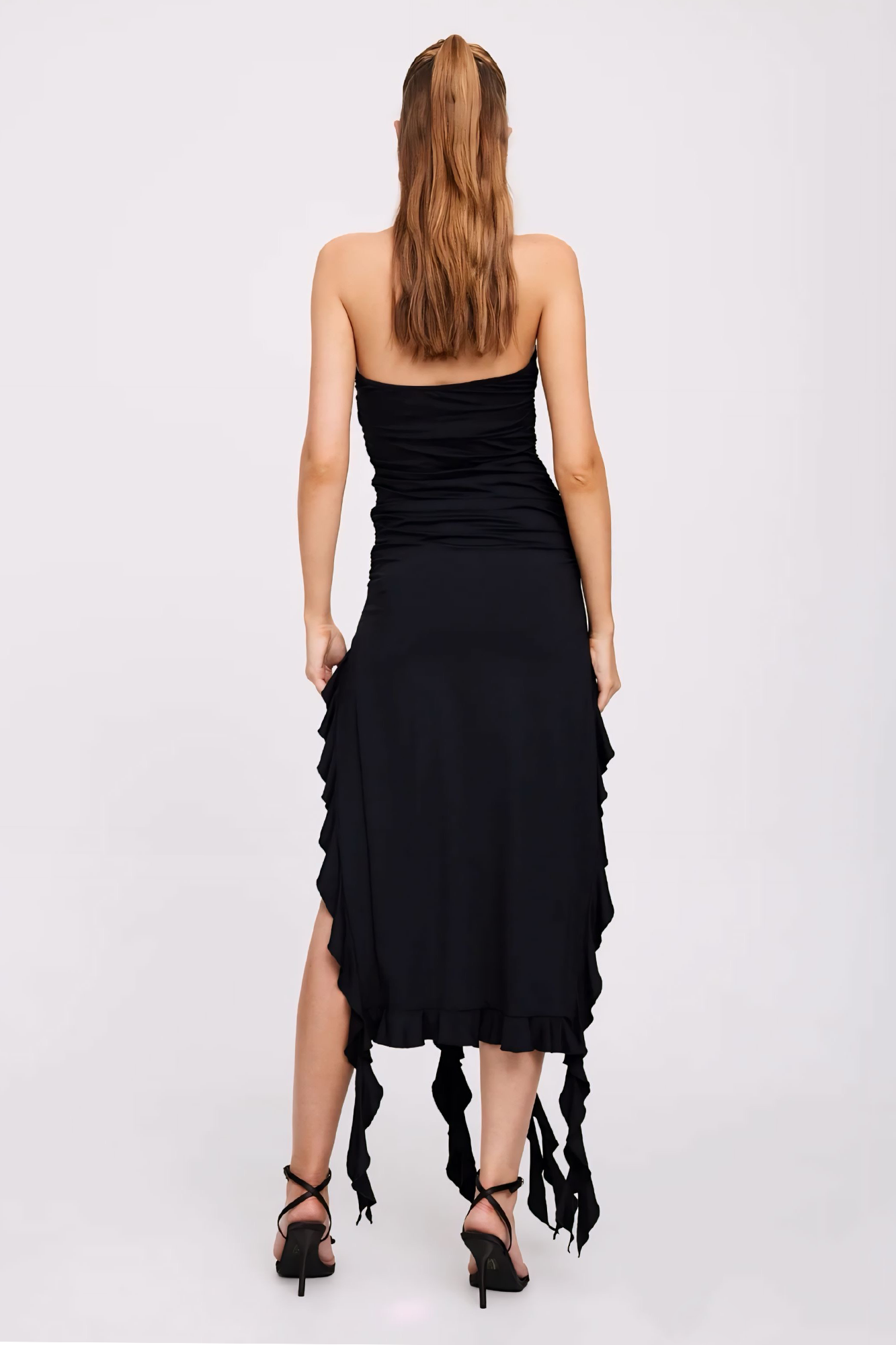 Strapless Midi Dress