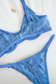 Sheer Blue Lingerie with Rose