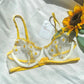 Ling Re Daisy Lingerie Set | Yellow Sunflower Lingerie – Moxy