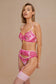 Pink Garter Belt lingerie set-Moxy Intimates